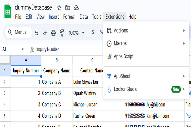 Google App Scripts